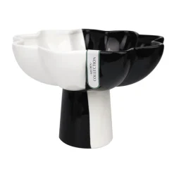 Corbeille a fruit noir et blanc