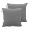 Coussin carre uni 45x45cm anthra