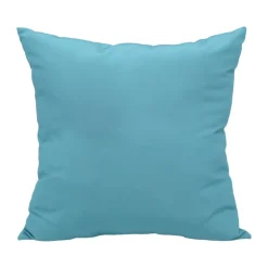 Coussin carre uni 43x43cm jaune