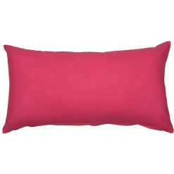 Coussin coton 70x40cm rose