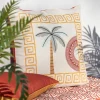 Coussin deperlant palmier 60x60c