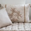 Coussin palmier pompons 70x50cm