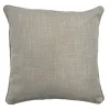 Coussin piping jute 45x45cm beig