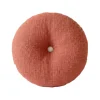 Coussin slub coton d35 terracott