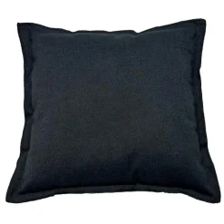 Coussin uni 38x38cm gris fonce
