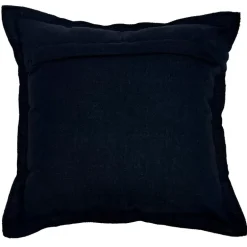 Coussin uni 38x38cm noir