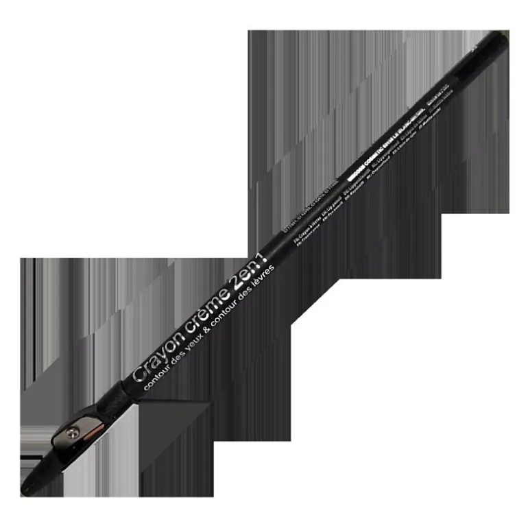 Crayon creme 2 en 1 - noir