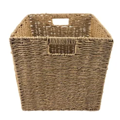 Cube de rangement tresse