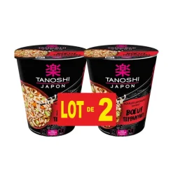 Cups 2x65g boeuf teppanyaki