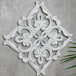 Deco murale blanc 2 assortis