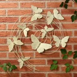 Deco murale ronde papillons