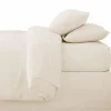Drap housse 140x190cm beige