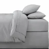 Drap housse 90x190cm gris