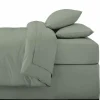 Drap housse 160x200cm sauge
