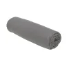 Drap housse 140x190 jersey gris
