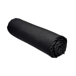 Drap housse 90x190 jersey noir