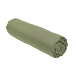 Drap housse 180x200 jersey vert