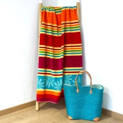 Drap plage coton cisele 90x170