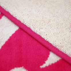 Drap plage velours jacquard