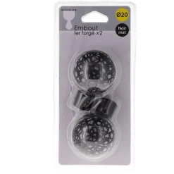 Embout boule perforee d20 x2 - n