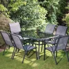 Ensemble repas de jardin 6places