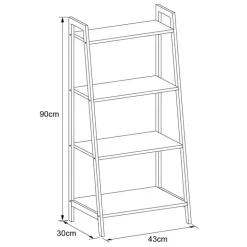 Etagere echelle finition bambou
