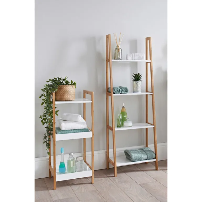 Etagere 4 niveaux en bambou