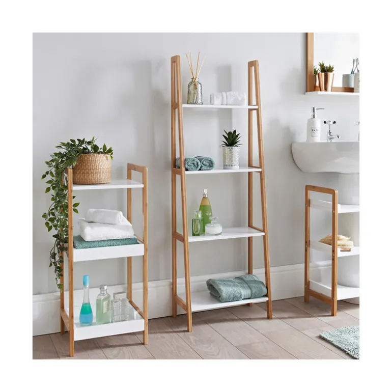 Etagere 4 niveaux en bambou