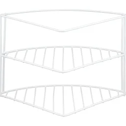 Etagere placard angle 3niv blanc