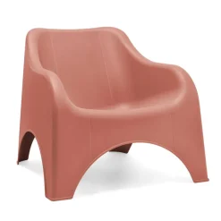 Fauteuil nuvola terracotta