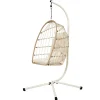 Fauteuil suspendu hanoi beige m1