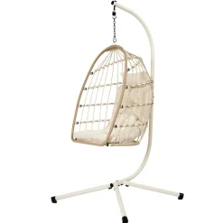 Fauteuil suspendu hanoi beige m1