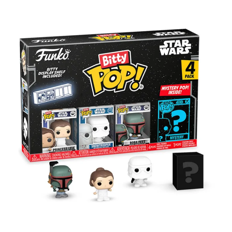 Figurine bitty pop x4 star wars