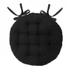 Galette de chaise d38cm noire