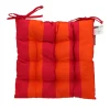 Galette de chaise 40x40cm rose/o