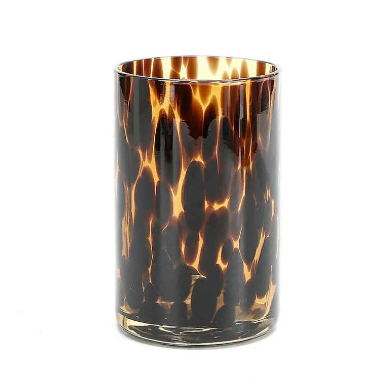Gobelet ambre tachetees marron