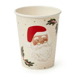 Gobelet 240ml x10 santa