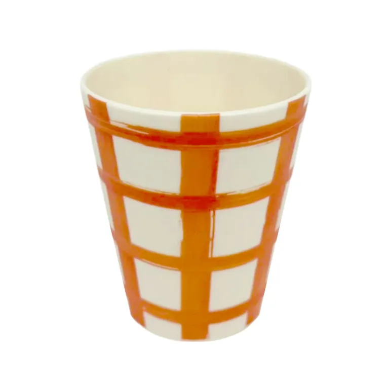 Gobelet plastique orange vibes