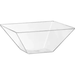 Grand bol carre x2 plastique reu