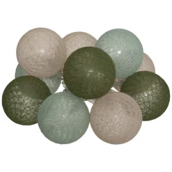 Guirlande led 10 boules d6cm