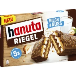 Hanuta riegel barres choco x5