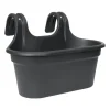 Jardiniere a suspendre noir