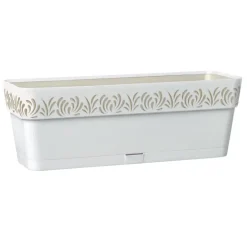 Jardiniere gaia 50cm blanc