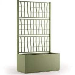 Jardiniere treillis 80x36x140cm