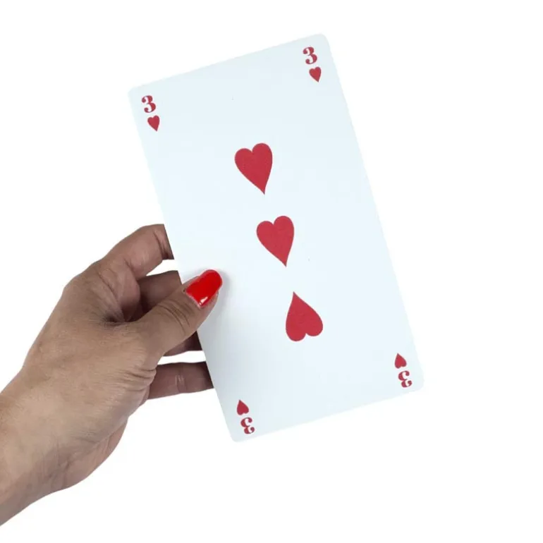 Jeu de cartes geant