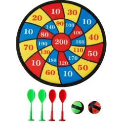 Jeu de cible avec flechettes