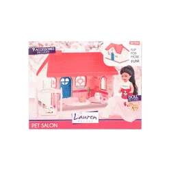 Jouet salon avec chat