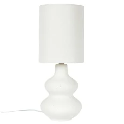 Lampe ceramique creme