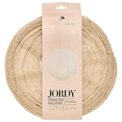 Lanterne boule lin jordy