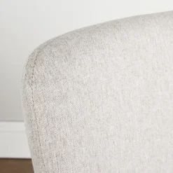 Lot 4 chaises tissu creme